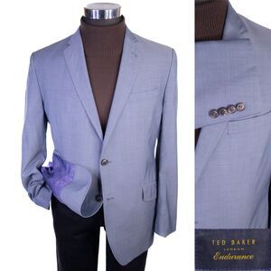 Ted Baker Endurance Size 42R JONES CT Sport Coat Two Button Jacket Blazer Wool